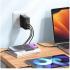 Mcdodo CH-2913 140W GaN5 Pro Fast Charger with two USB-C ports and one USB-A port + 1.2 m 240W USB-C to USB-C Cable, Compatible with MacBooks, iPhones, Samsung Galaxy, Huawei, Xiaomi, Dell, Lenovo, and more – Black